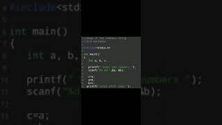#25| C language Exercise 26| Programming | #shorts
