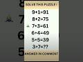 Did you know this 🤔?? Answer this puzzle #shortsfeed #trending #shorts #solveitquickly #viral