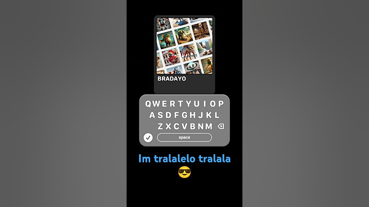 I'm tralalelo tralala