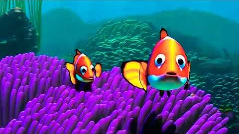 Finding Nemo barracuda scene but its ruined by ai 
