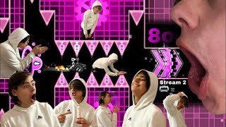 8O 98%, 67-100X3 Stream 2 Geometry Dash Live Stream Via Charliectn