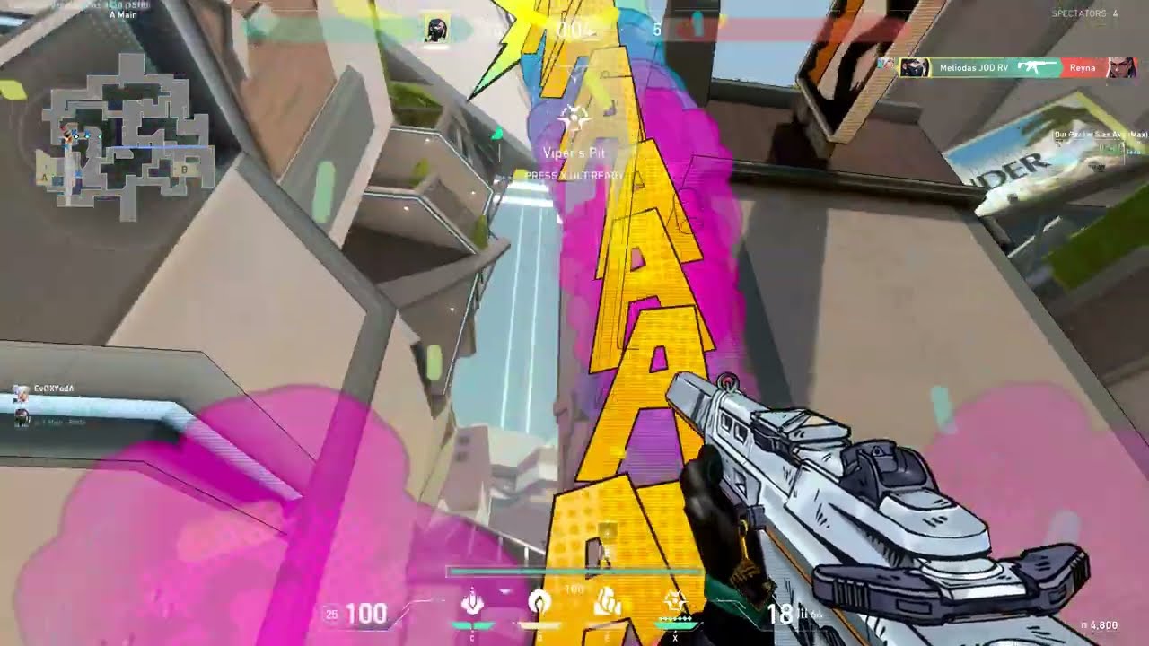 VALORANT - WON WITH RADIANT CRISIS 001 SPECTRE FINISHER ANIMATION - SPLIT