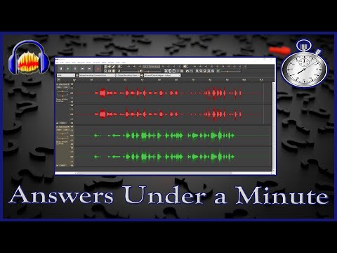Audacity Dark Theme Interface 🎼 Answers Under a Minute Series