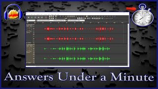 Audacity Dark Theme Interface 🎼 Answers Under a Minute Series