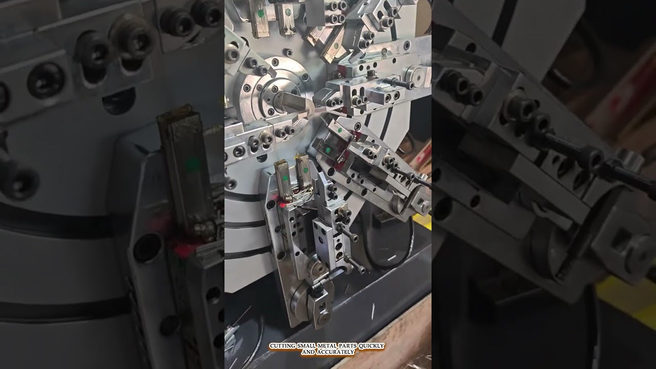 CUTTING SMALL METAL PARTS QUICKLY AND ACCURATELY