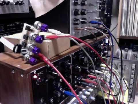 DIY Eurorack Polivoks  VCF / Coolaudio 3340 VCO / エレクトロニカ