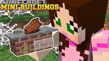 Minecraft: MINI BUILDINGS (SMALLEST BUILDINGS EVER!) Custom Command