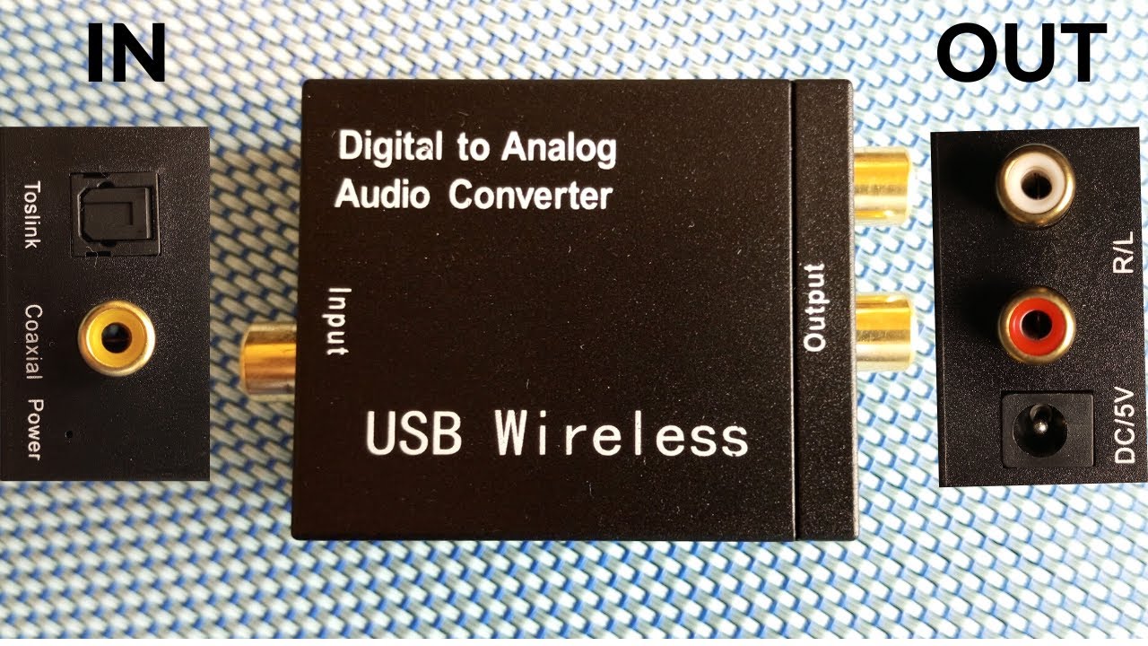 Dinner Source Appendix Digital to Analog Audio Converter - Works remarkably well - YouTube