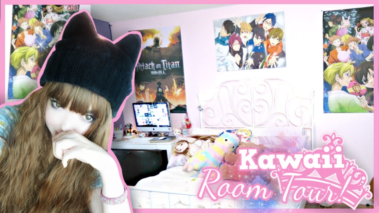 My Kawaii/Anime Bedroom! // Room Tour 2015  SammieSpeaks 