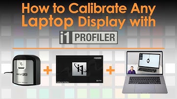 HOW TO Calibrate any laptop or build in display using X-Rite i1Profiler with X-Rite i1Display Pro