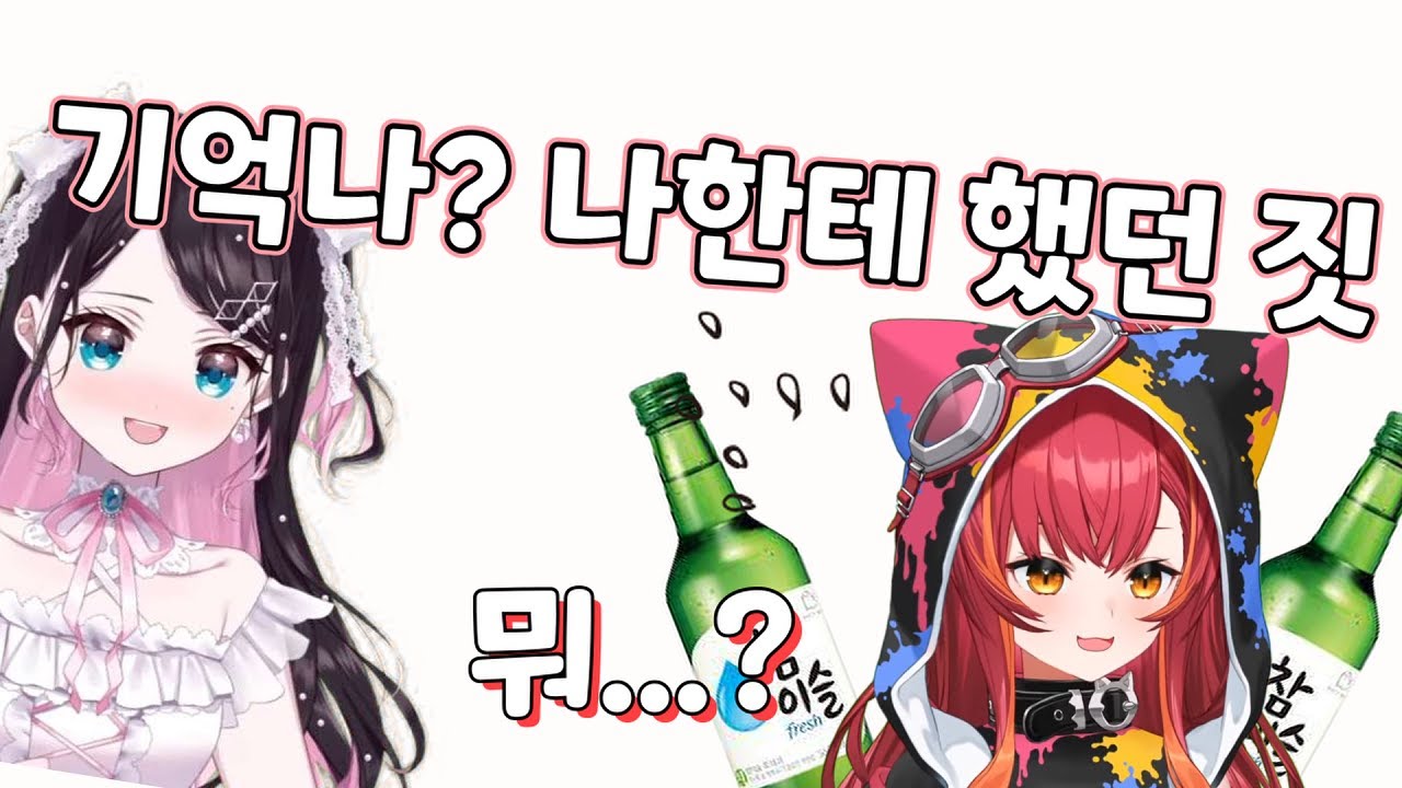 술을 너무 많이 마셔서 기억이 안나 [브이스포 망년회]「네코타 츠나 브이스포」