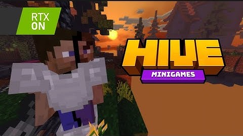 Playing Hive Skywars With shaders...