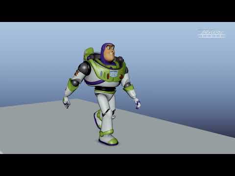 Buzz Lightyear Walking and Running Cycle