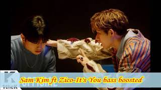 Sam Kim ft Zico-It's You bass boosted