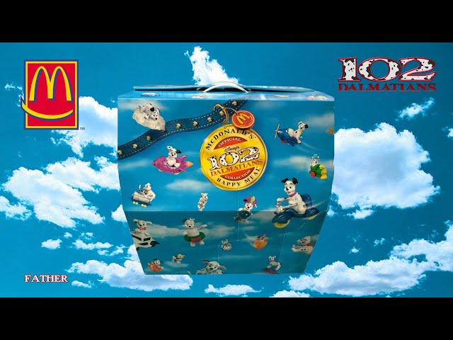 インテリア小物 McDonald バナー 102Dalmatians Disney