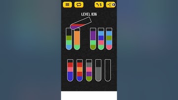 【Water Sort Puzzle】 Level 836