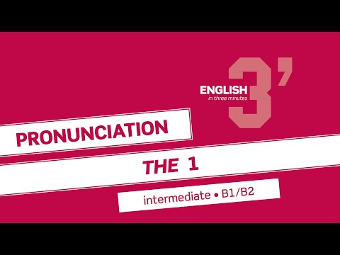 English in 3 minutes (Intermediate / B1/B2) - Pronunciation: THE 1 ...