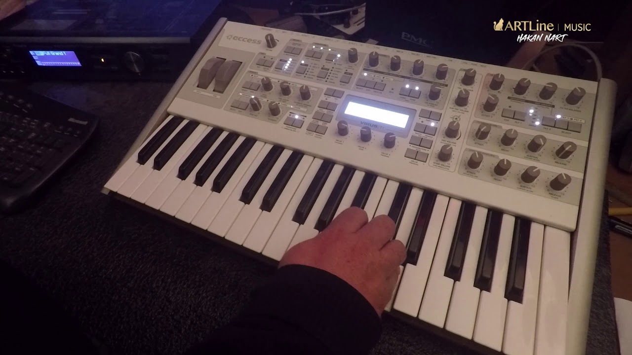 ACCESS VIRUS ti 2 polar DEMO & review sound banks  Rom A17 KM BASS18