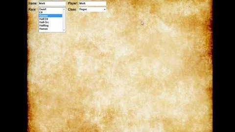 Liberty Basic Programming: Preview of Pathfinder Character Generator