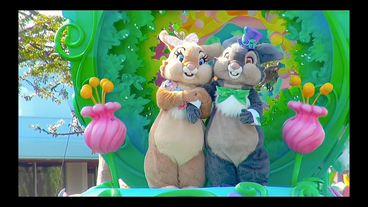 [Thumper & Miss Bunny] Hippity-Hoppity Springtime Parade 2014 (Tokyo Disneyland)