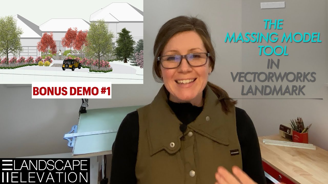 The Massing Model Tool in Vectorworks Landmark