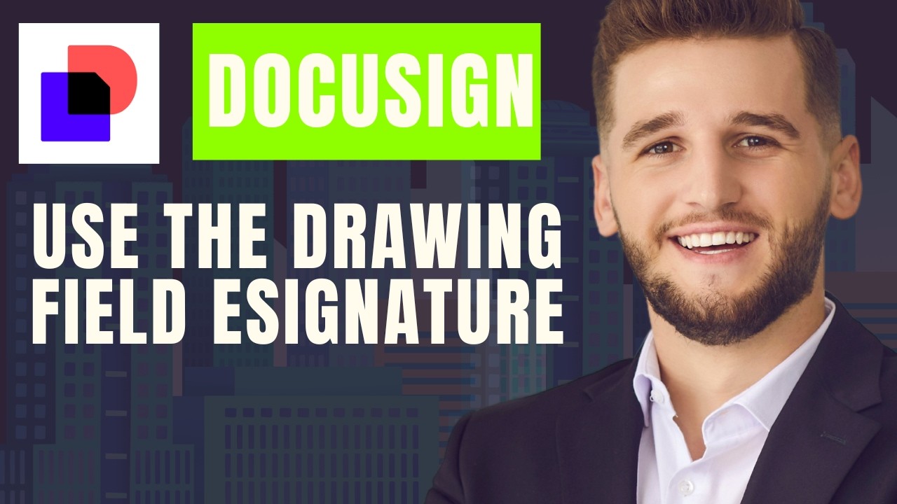 Docusign Draw How To USe The Drawing Field In DocuSign - YouTube