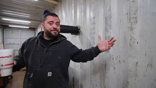 Connecting a Wood Stove Chimney Pipe. SINGLE WALL