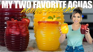 Beat The Heat With These Refreshing StrawberryHibiscus & OrangeMango AGUA FRESCA