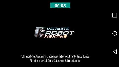 Ultimate Robot Fighting (Android)-Tutorial