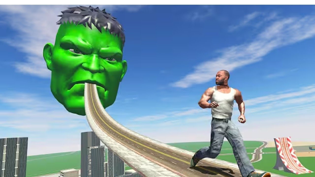 Franklin Found Longest Road To Hulk Head - INDIAN BIKE DRIVING 3D 