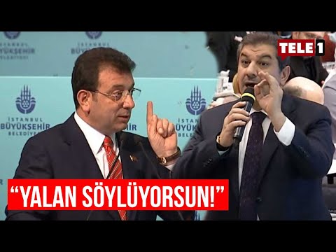 Ekrem İmamoğlu ile Tevfik Göksu karşı karşıya geldi