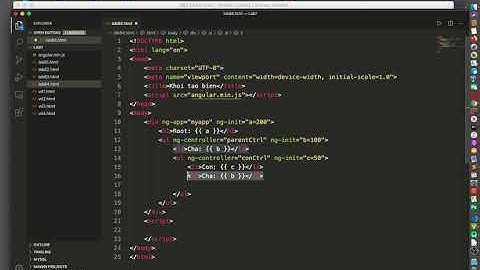 AngularJS cơ bản - Lab8.4 - Khởi tạo biến trong AngularJS