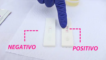 ¿Como tiene q salir el test de embarazo si es positivo?