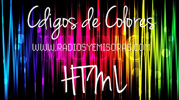 Paleta de Colores HTML RGB. Colores para Códigos CSS y SCSS