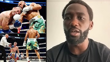 Terence Crawford Reacts to his TeamMate Chris Eubank Jr REVENGE by K.O. Liam Smith