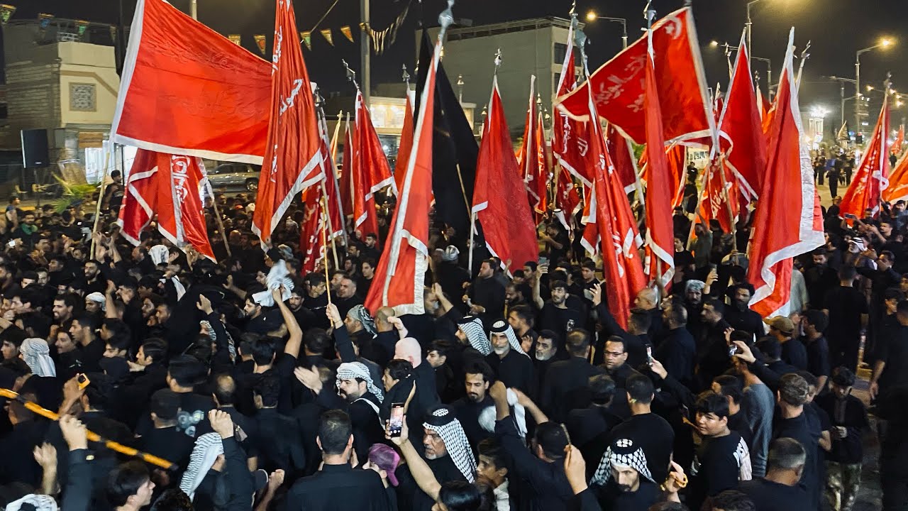 قبيلة الحلاف الميدان السنوي الامام الحسين محافظة البصرة الجمهورية اليوم التاسع من محرم 2024/7/16