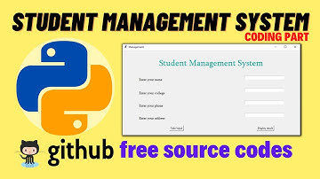 Python Student Management System PART 2