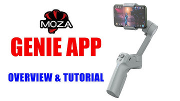 Moza Genie App Tutorial [ With Moza Mini MX Smartphone Gimbal ]