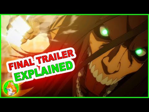 Attack on EREN Begins? Attack on Titan The Final Season Part 2 Official Main Trailer BREAKDOWN