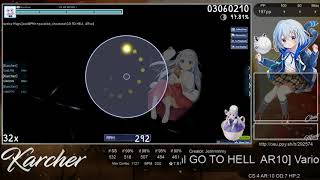 Karcher | CHEATREAL - Square Jump Practice 200bpm 98.63% 8x miss