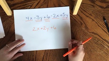 Combining Like Terms (Grades 6 and up)