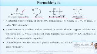 Structure and Uses of Formaldehyde and Paraldehyde