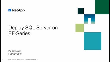Deploy SQL Server on EF-Series