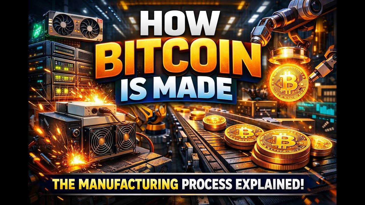 How Bitcoin is Made: The Manufacturing Process Explained