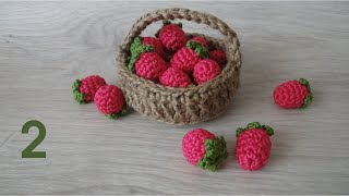 картинка: КОРЗИНКА с ягодами МАЛИНЫ часть 2/2