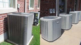 2021 Lennox Merit Series Heat Pump & 4 American Standard Air Conditioners (All Running)