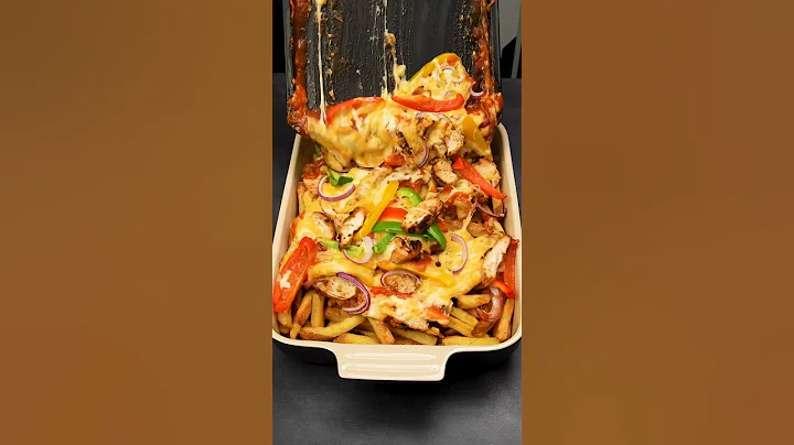 Fajita Loaded Fries 🍟 #Shorts #Foodie #Fajita #Cheese #CheeseLover #Nachos #Snack #EasyRecipe #Yum