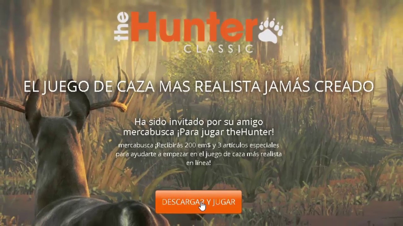 Juego de caza gratis The Hunter Classic - DESCARGA AHORA - YouTube
