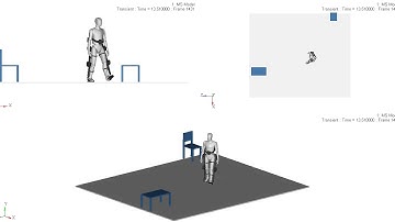 Feedback Controlled Multibody Simulation of an Exoskeleton Describing a Human Walk Movement