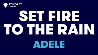 Adele - Set Fire To The Rain (Karaoke with Lyrics)